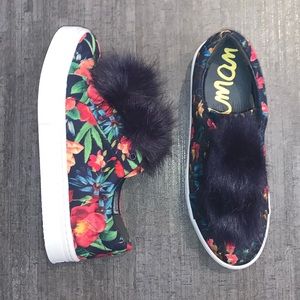 BRAND NEW Sam Edelman Faux Fur Laceless Sneaker